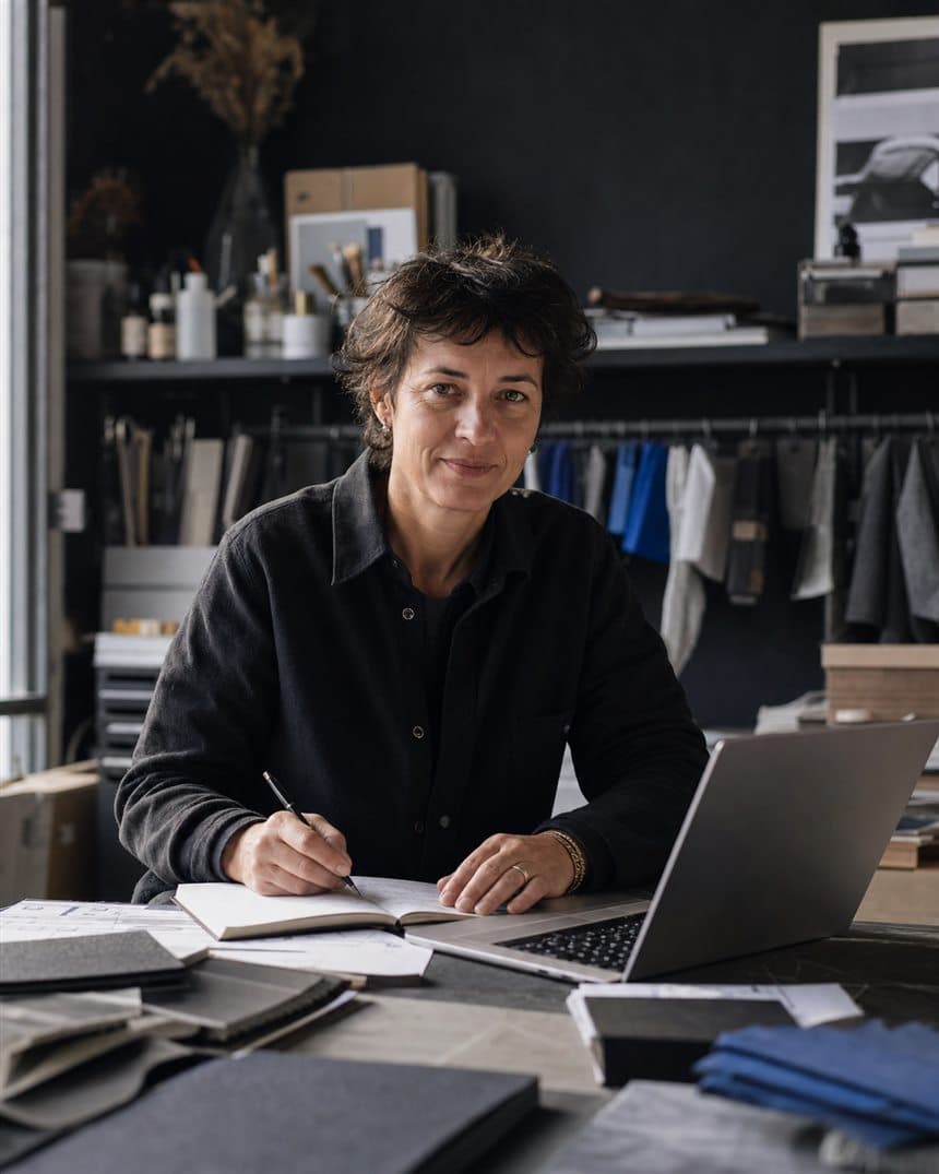Dirigeant d’une petite entreprise dans son bureau
